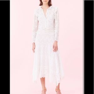 Rebecca Taylor Livy Eyelet Dress sz 6 NWT